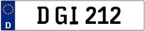 Truck License Plate
